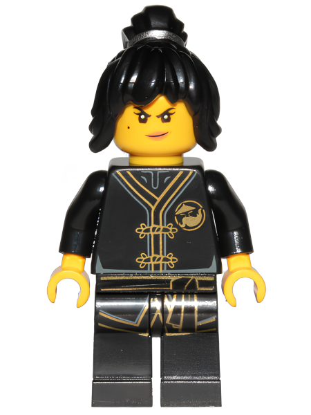 Минифигурка Lego Nya - Black Wu-Cru Training Gi njo433 U